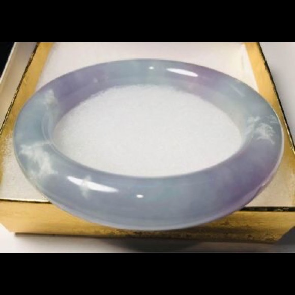 COPY - Genuine Burmese Lavender Jadeite Jade Bracelet Bangle 59mm 老坑A货翡翠手镯紫罗兰缅甸… - Picture 10 of 15